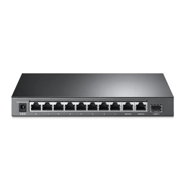 Коммутатор TP-LINK TL-SG1210MP 10xGE (8xPoE), 1xSFP, 123Вт, Неуправляемый