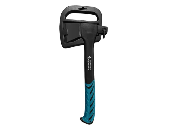 Сокира універсальна Konner&Sohnen KS CA640 руків'я склопластик прогумоване покриття PTFE 35,5см 640гр купити в Україні