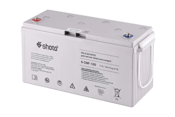 Акумуляторна батарея SHOTO 6CNF, 12V, 100 Ah, GEL-CARBON