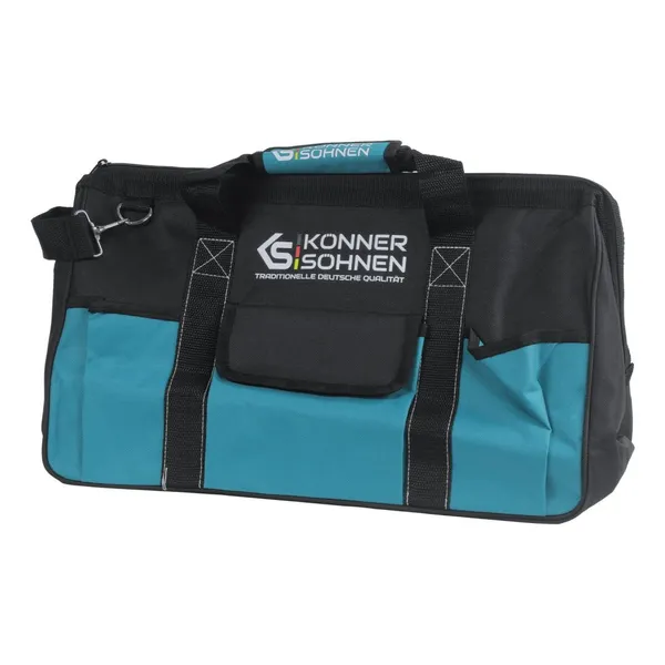 Набір із трьох акумуляторних інструментів Konner&Sohnen KS RHAGD 20V SET 3 20В дриль, шліфмашина кутова, перфоратор, швидкий ЗП 4.5А акб 2х4А·год сумка 7.5кг відгуки