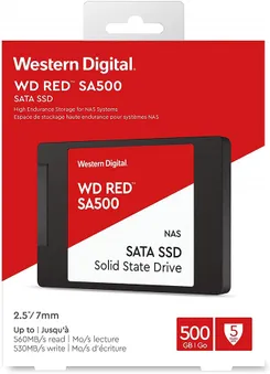 Накопичувач SSD WD 2.5"  500GB SATA Red фото