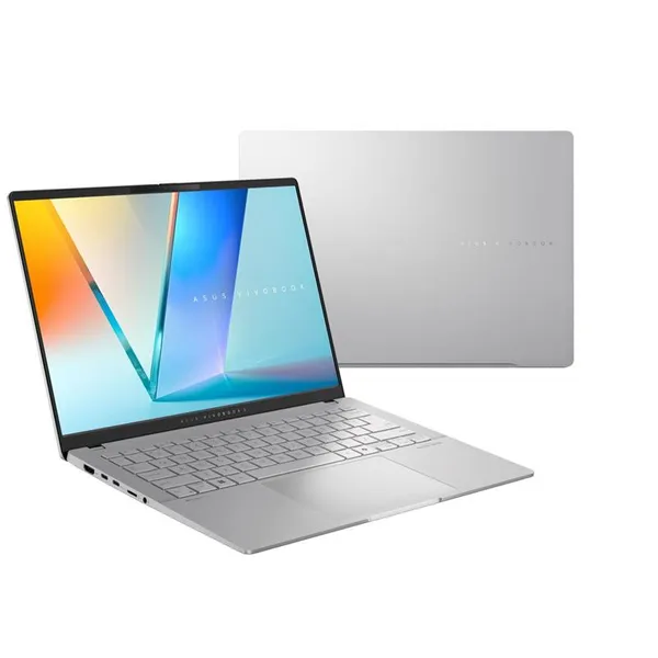 Ноутбук ASUS Vivobook S 14 M5406KA-PP110W 14" 3K OLED, AMD AI 7 350, 24GB, F1TB, UMA, Win11, Сріблястий