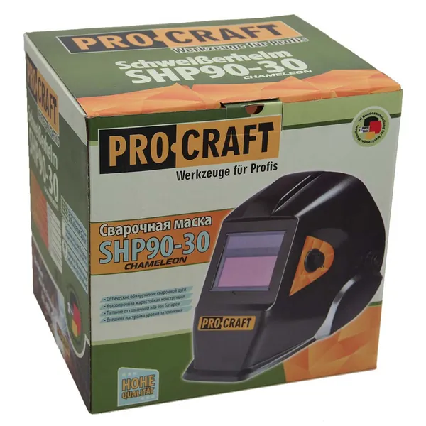 Сварочная маска Procraft SHP90-30 (хамелеон) купить в Украине