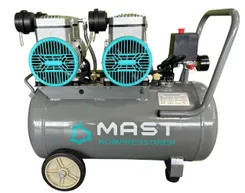 Безмасляний поршневий компресор Mast MOF1680/2x1500-50L фото