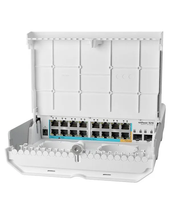 Коммутатор MikroTik Cloud Router Switch netPower 15FR CRS318-1FI-15FR-2S-OUT