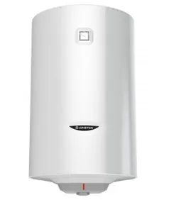 Водонагрівач електр. Ariston круглий PRO1 R 100 V 1.5 К PL DRY, 100л, 1,5кВт, сухий тен, мех. кер-ння, C, Італія, білий фото