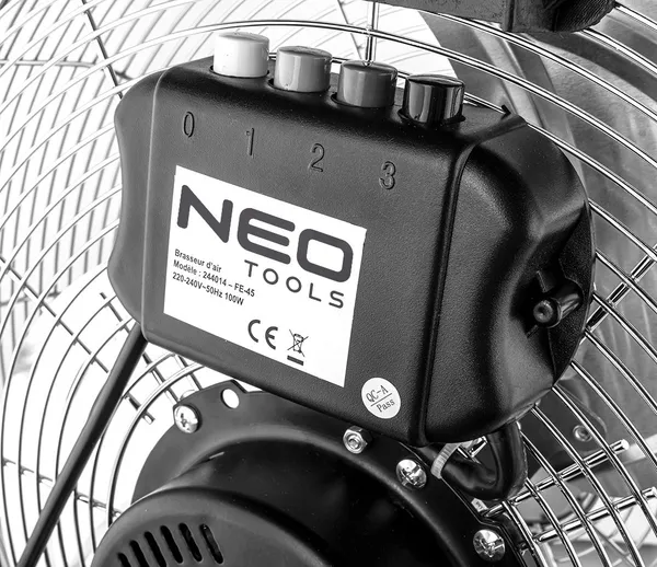Напольный вентилятор Neo Tools, профессиональный, 100 Вт фото №4