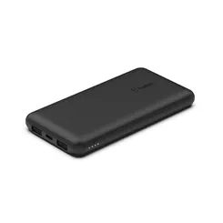 Акумулятор портативний літій-іонний Power Bank Belkin 10000мА·год, 15Вт, 2хUSB-A/USB-C, чорний фото