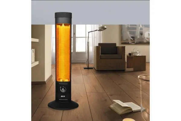 Инфракрасный обогреватель ECO TERM ECO-EC/18, 1,8 - 2 кВт, до 24 м2, микатермический фламентин, мех. упр-ние, напольный цена в Украине