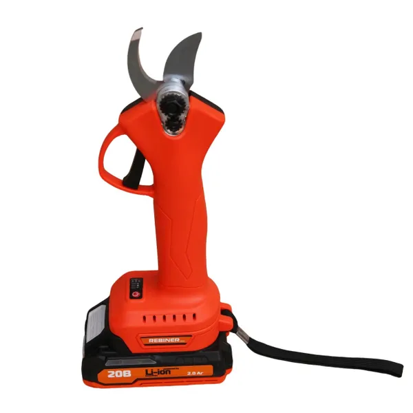 Аккумуляторные садовые ножницы Rebiner RBS18-20Li бесщеточные (1 АКБ) аккумуляторный секатор цена в Украине