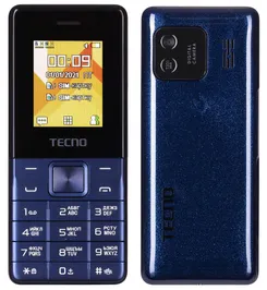 Мобільний телефон TECNO T301 1.77" 2SIM, 1150мА•год, синій темний фото