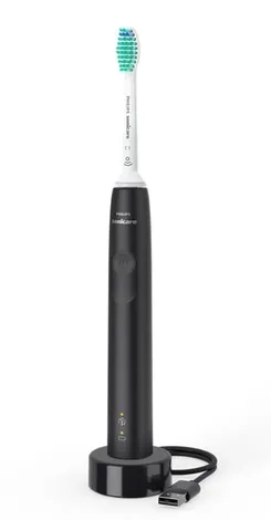 Щетка зубная электр. Philips Sonicare 3100 series, 31т. колеб/мин, насадок-1, черный фото