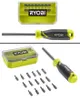 Отвертка Ryobi RHSDM1701, битодержатель 1/4", 100мм, 16 бит, SL,PH,PZ,Torx