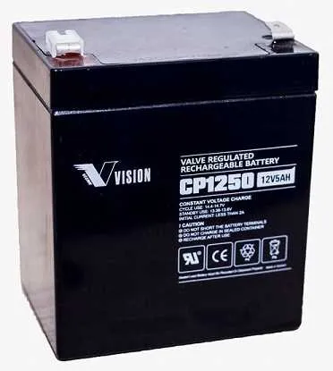 Аккумуляторная батарея Vision CP, 12В, 5А-ч, AGM цена в Украине