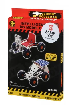 Конструктор металлический Same Toy Inteligent DIY Model Car 2в1 99эл. фото