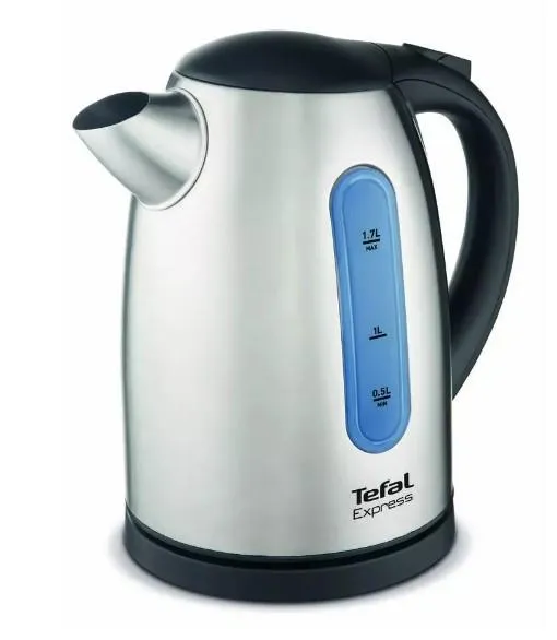 Електрочайник Tefal Express 2 1.7л, нерж. сталь, сірий