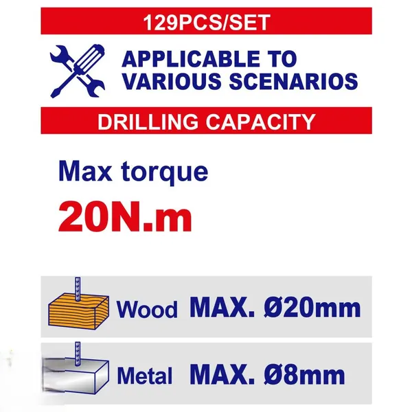 Дрель-шуруповерт акумуляторный EMTOP EEDK12901+ набор инструментов 129 шт. цена в Украине