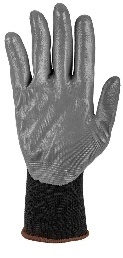 Перчатки рабочие Neo Tools комплект 12шт, полиэстер с нитриловым покрытием, р.9, серо-черный купить в Украине