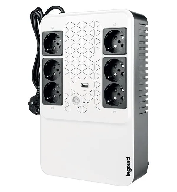 ИБП Legrand Keor Multiplug, 800VA/480W, USB, 6хSchuko, USB