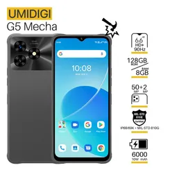 Смартфон UMIDIGI G5 Mecha (RP08) 6.6" 8/128ГБ, 2SIM, 6000мА·год, сірий фото