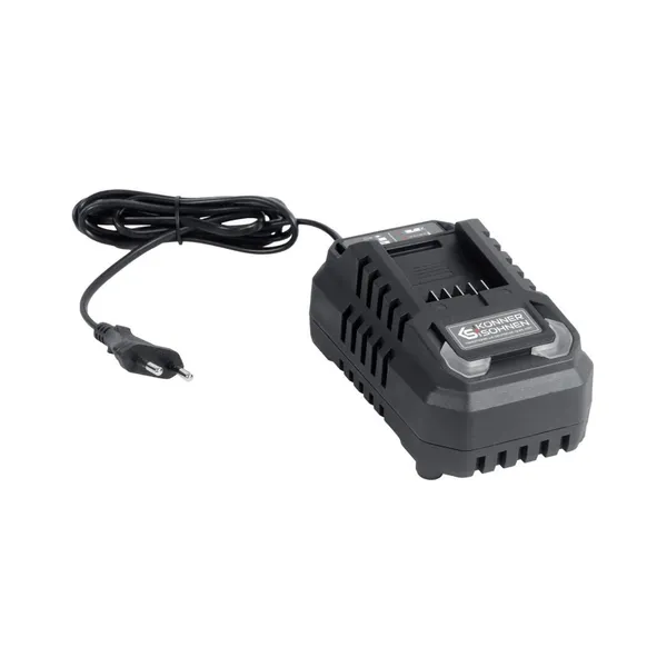 Набір із двох акумуляторних інструментів Konner&Sohnen KS IDAGB 20V SET 1 20В дриль ударний, шліфмашина кутова, швидкий ЗП 2.4А акб 1х2А·год+1х4А·год кейс 3кг в наявності