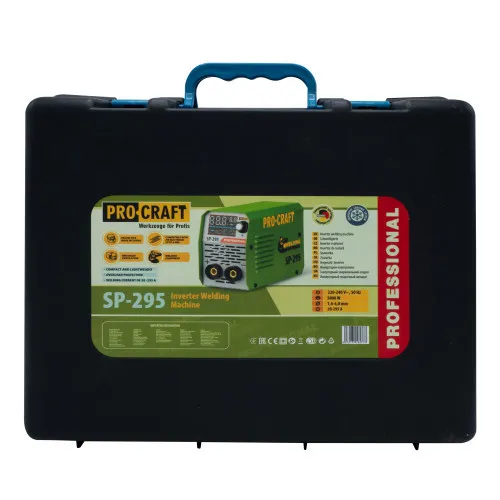 Інверторний зварювальний апарат Procraft SP-295 в кейсе з доставкою