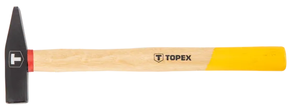 Молоток слесарный TOPEX, 300г, рукоятка деревянная