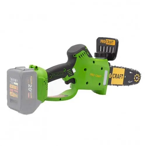Аккумуляторная цепная мини пила Procraft PKA20 (без АКБ и ЗУ) бесщеточная цена в Украине