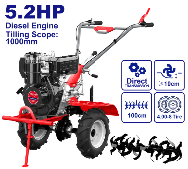 Культиватор дизельный EMTOP ETLR1003