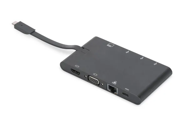 Док-станция DIGITUS Travel USB-C, 9 Port