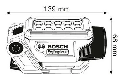 Купити Ліхтар акумуляторний Bosch Professional GLI 12V-LI без АКБ та ЗП