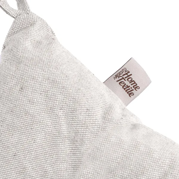 Купить Подушка для стула ARDESTO Oliver, 40х40см, 100% хлопок, нап-ль: холоф. 50%, пп 50%, серый светлый