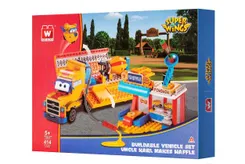 Конструктор Super Wings Small Blocks Buildable Vehicle Set вантажівка і магазин фото