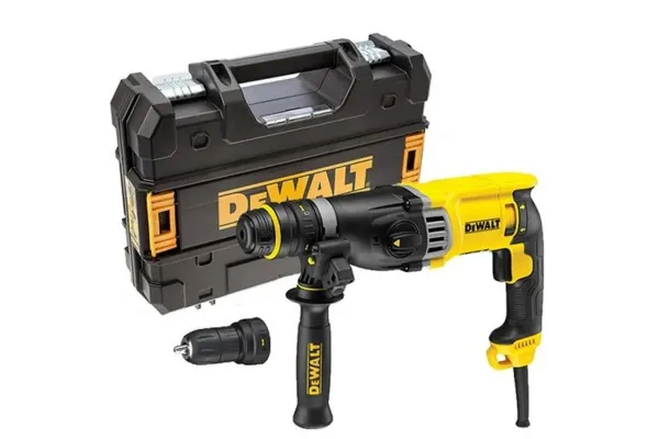Перфоратор мережевий DeWalt SDS-Plus 900Вт 3.0 Дж 0-5350уд/хв 0-1450об/хв 3 режими кейс 3.1кг замовити
