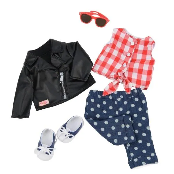 Набор одежды для кукол Our Generation  Deluxe Стильный кожанный жакет