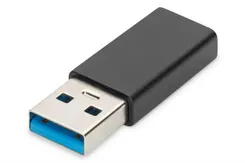 Адаптер DIGITUS USB-A > USB-C (M/F), 3A, 5GB, ver. 3.0 фото