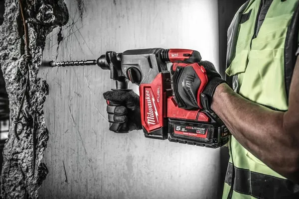 Перфоратор акумуляторний безщітковий SDS-PLUS MILWAUKEE M18 FHX-552X (2,5Дж) (ЗУ+2Х5,5Ач+HDкейс) с доставкой