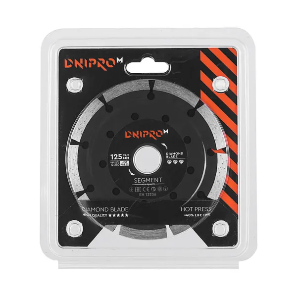 Алмазный диск Dnipro-M Segment 125 22,2 мм фото №2