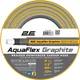 Шланг садовий 2Е AquaFlex Graphite 1/2" 50м 4 шари 20бар -10+50°C