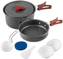 Набір посуду туристичного Neo Tools, 7 в 1 фото