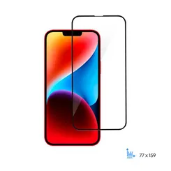 Захисне скло 2E для iPhone 14 Plus, 2.5D FCFG, (1 Pack), чорна рамка фото