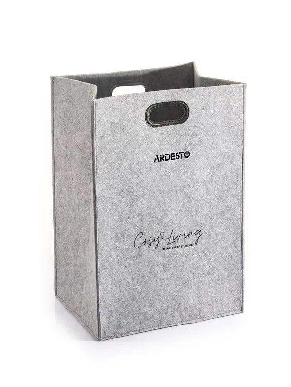 Корзина ARDESTO Prestigio 40х30х60см, фетр, серая