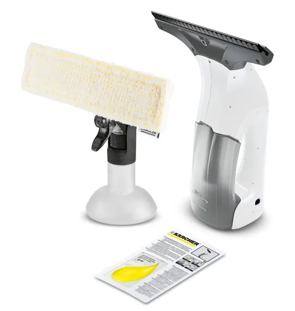 Пылесос Karcher оконный WV 1 Plus, вода -0.1л, автон. раб. до 25мин, вес-0.5кг, белый
