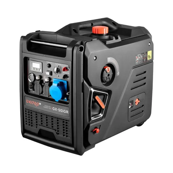 Инверторный газово-бензиновый генератор DNIPRO M GX-50iGR, 5/6 кВт