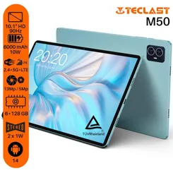 Планшет Teclast M50 10.1" 6ГБ, 128ГБ, LTE, 6000мА•ч, Android, голубой фото