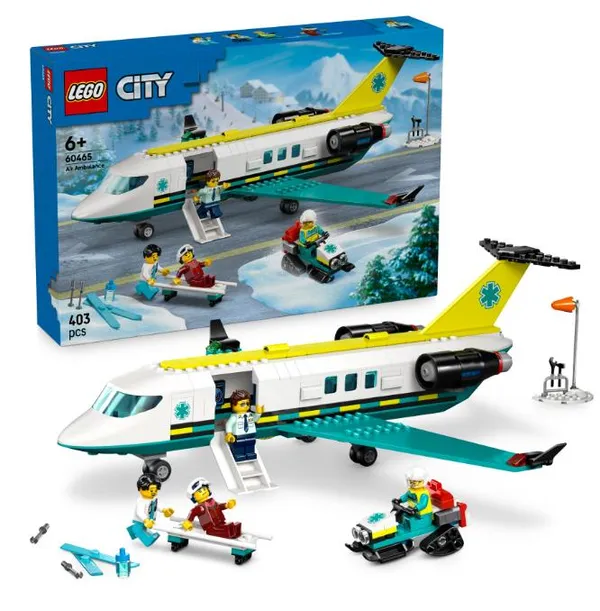 Конструктор LEGO City Літак швидкої медичної допомоги