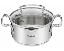 Каструля Tefal DUETTO+, 1.5л, з кришкою, нержавюча сталь, скло фото