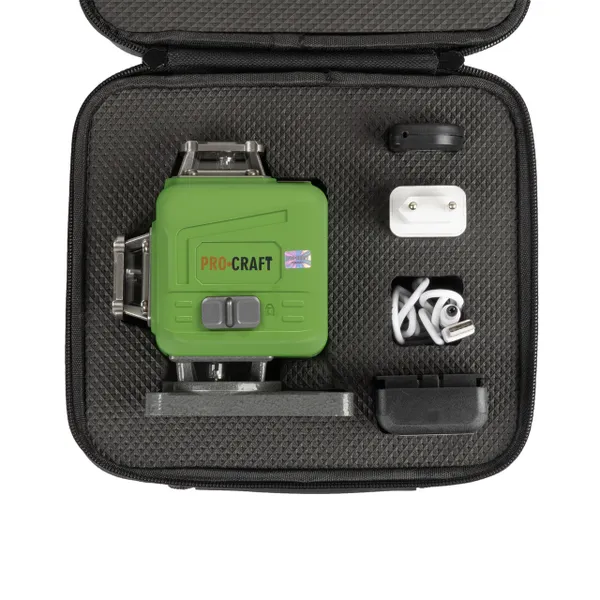 Строительный уровень 16 лучей Procraft LE-4GL с зеленым диодом заказать