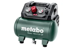 Компрессор воздушный Metabo BASIC 160-6 W OF безмасляный, 900Вт, 6л, 160л/мин, 8бар, 8.4кг фото