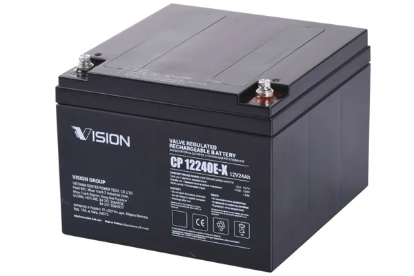 Акумуляторна батарея Vision CP, 12V, 24 Ah